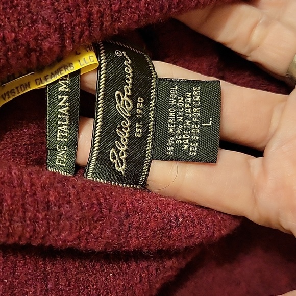 Eddie Bauer Italian wool Sweater - Picture 3 of 4